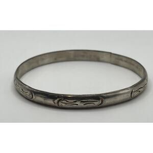 Vintage Mexico Sterling Silver Hand Forged Bracelet